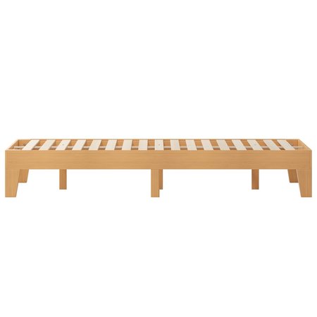 Flash Furniture Natural Pine Queen Size Solid Wood Platform Bed YKC-1090-Q-NAT-GG